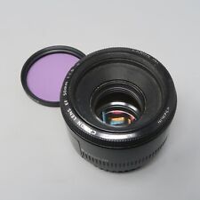 Lente Canon 50 mm f/1,8 EF - más filtro segunda mano  Embacar hacia Mexico
