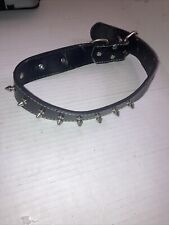 Black leather spike for sale  Spring Valley