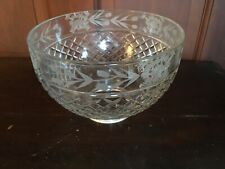 Victorian etched floral for sale  Manchester