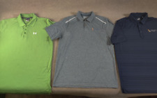 Lote de 3 Camisas Polo Masculinas L Nike Golf, Under Armour, Puma Manga Curta Gola comprar usado  Enviando para Brazil