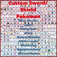 Pokemon Sword And Shield - ANY Shiny 6IV Custom Pokemon - FAST DELIVERY, brukt til salgs  Frakt til Norway
