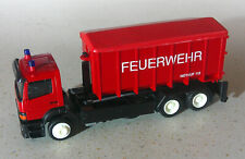 Nr. 0859 Herpa Feuerwehr MB Atego Rollcontainer LKW Einsatzwagen 1:87 comprar usado  Enviando para Brazil