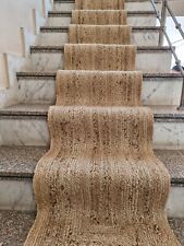 Alfombra de corredor hecha a mano 100% yute área trenzada alfombra escalera de yute rústico corredores de área, usado segunda mano  Embacar hacia Argentina