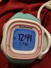 Garmin Forerunner 10 pulseira rosa branca e azul-petróleo GPS relógio esportivo monitor cardíaco saúde comprar usado  Enviando para Brazil