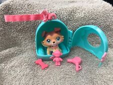Used, LPS LITTLEST PET SHOP Brown/Tan Collie Dog Blue Eyes - Raised Paw #58 for sale  Shipping to Canada