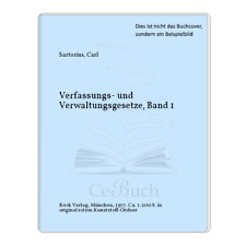 Sartorius carl verfassungs gebraucht kaufen  Eicklingen