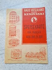 Lympia 1936 speisekarte gebraucht kaufen  Berlin