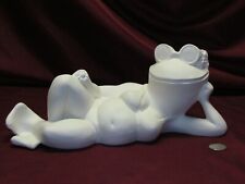 Ceramic bisque frog for sale  Shipping to Ireland