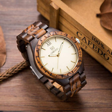 UWOOD Relógios Masculinos de Madeira Natural Relógio de Quartzo Relogio Masculino Presentes de Natal comprar usado  Enviando para Brazil