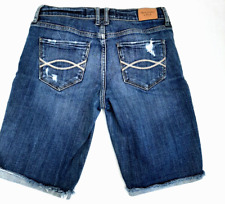 Usado, Bermuda jeans Abercrombie & Fitch feminina tamanho 6 W 28 elástica perfeita comprar usado  Enviando para Brazil