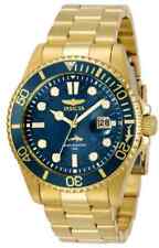 ¡NUEVO! Reloj Invicta para hombre 43 mm Pro Diver cuarzo esfera azul de 3 manos tono dorado segunda mano  Embacar hacia Argentina