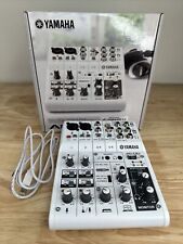 Usado, Mixer digital Yamaha AG06 6 canais branco estúdio mixer equipamento de áudio usado comprar usado  Enviando para Brazil