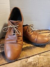 Mens Rockport Adiprene By Adidas Shoes  13 M V74224 Brown Leather Oxford  for sale  Shipping to South Africa