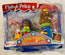 Novo Na Embalagem Vintage Fisher Price Little People ~ Big Top de balanceamento Bear ~ #72769 comprar usado  Enviando para Brazil