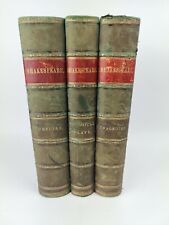 Antique Illustrated Shakespeare Books 3 Volume Set Cassell Pater and Gaplin   for sale  FAKENHAM