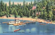 Postcard Aerial View Camp Sweyolakan on Lake Coeur d'Alene, Idaho for sale  Shipping to South Africa