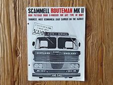 Scammell routeman mkll for sale  SHIPSTON-ON-STOUR