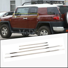  For Toyota FJ Cruiser 07-2021 Bottom Window Frame Sill Trim Steel Chrome 4PCS for sale  Shipping to United States