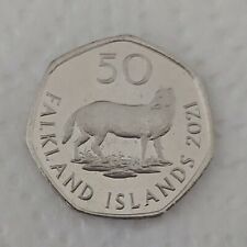 Islas Malvinas UNC Nueva moneda 2021 50 peniques / 1/2 libra WARRAH MEJOR PRECIO! segunda mano  Embacar hacia Argentina