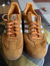 Used, mens adidas samba trainers size 10 Orange  for sale  Shipping to South Africa