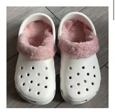 Pink furry croc for sale  IPSWICH