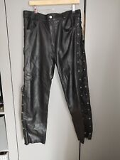 laced leather trousers for sale  DONCASTER