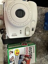 Cámara fotográfica instantánea Fujifilm Instax Mini 8 (blanca) con 2 paquetes nuevos de película. Probada segunda mano  Embacar hacia Argentina