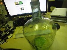 Damajuana de cristal verde vintage botella  segunda mano  Embacar hacia Argentina