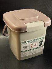 Usado, Burrtec 5L cozinha compostagem/armazenamento caddy reciclagem de resíduos alimentares pálido comprar usado  Enviando para Brazil