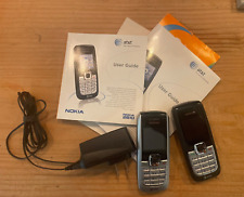 DOS teléfonos celulares Nokia 2610 que funcionan, cable de alimentación y manual segunda mano  Embacar hacia Argentina