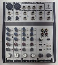 Behringer Eurorack UB802 Ultra-Low Noise 8 Input 2 BUS Mixer for sale  Shipping to South Africa