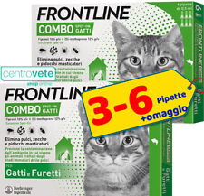 Frontline COMBO Gatto 3 / 6 Pipette ⇢ Antiparassitario Spot on per GATTI FURETTI usato  Arborea