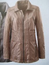 Damen lederjacke taupe gebraucht kaufen  Hermsdorf