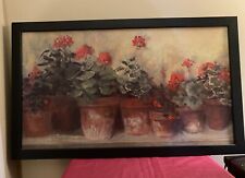 framed geranium art for sale  Hartford