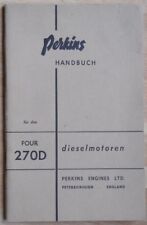 Perkins instrukcja obsługi do 270 D, używany na sprzedaż  Wysyłka do Poland