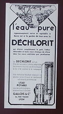 Publicité ancienne dechlorit d'occasion  Beaumont-de-Lomagne
