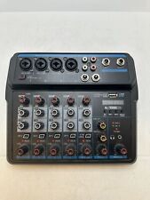 6 Channel Live Studio Audio Mixer USB Bluetooth DJ Sound Mixing Console Amplifie, used for sale  Shipping to South Africa