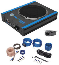 Usado, Rockville USS10 10" 800w Slim Sub-Seat Powered Car/Truck Subwoofer Sub+Amp Kit comprar usado  Enviando para Brazil