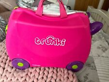 Trunki suitcase pink for sale  LEICESTER