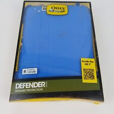 OTTER BOX DEFENDER SERIES RUGGED PROTECTION CASE KINDLE FIRE HD 7 blue & white for sale  Shipping to South Africa
