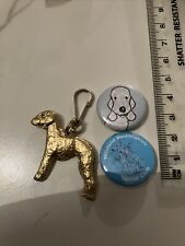 Bedlington terrier badges for sale  BIRMINGHAM