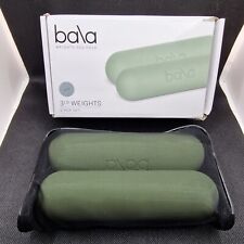 BALA Bars 2pc Hand 3 Pound Weight Set GREEN 3lbs - 6lbs in total - RARE in Green for sale  Shipping to South Africa