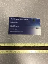 Dick brewer business for sale  Corona Del Mar
