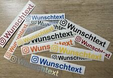3 x Instagram Aufkleber / Sticker ( Sozial Media ) - Personalisiert - Wunsch comprar usado  Enviando para Brazil