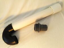 Carpet extractor vacuum tank pipe assembly, 1½”x 13” PVC with elbow for sale  Shipping to South Africa