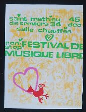 Affiche originale festival d'occasion  Nantes-