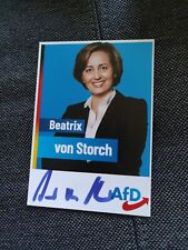 Beatrix storch autogrammkarte gebraucht kaufen  Barnstorf