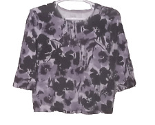 Camisa feminina Nicole Miller tamanho GG estilo "Nicki" mistura de algodão elástica comprar usado  Enviando para Brazil