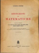 Istituzioni matematiche. parte usato  Italia