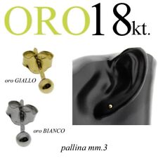 Orecchino pallina 3mm usato  Varese